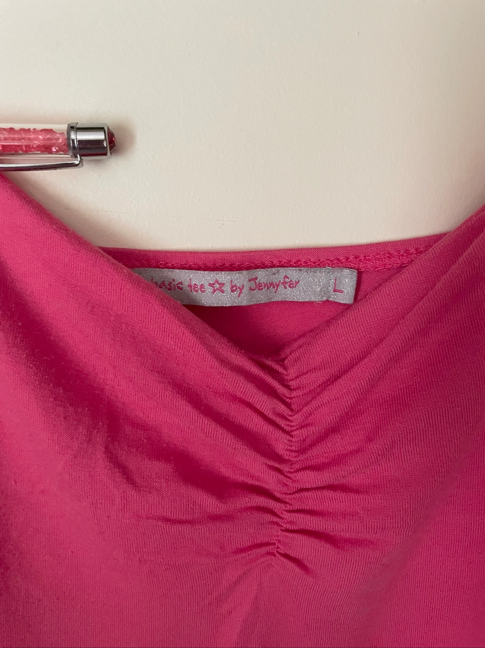 Fuchsia spaghettibandjes top – photo 2